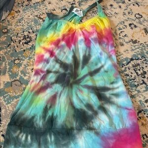 Deb Multicolor Tie-Dye Kids Tank Top
